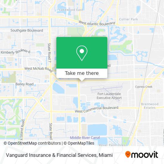 Mapa de Vanguard Insurance & Financial Services
