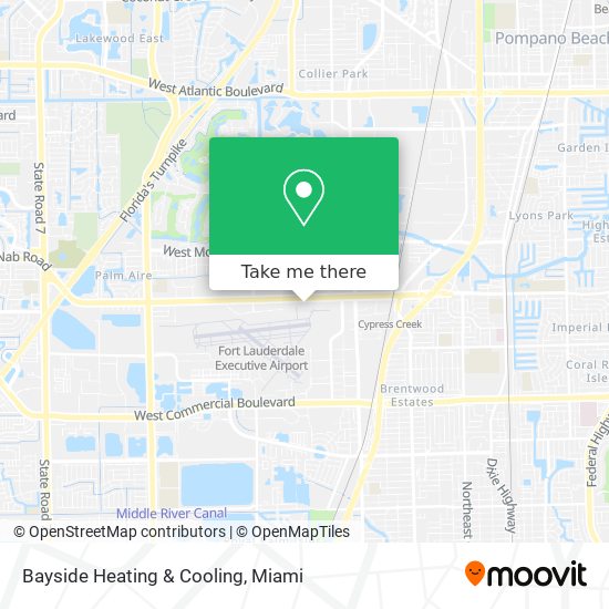 Bayside Heating & Cooling map