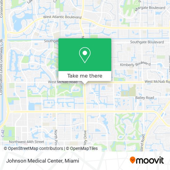 Johnson Medical Center map