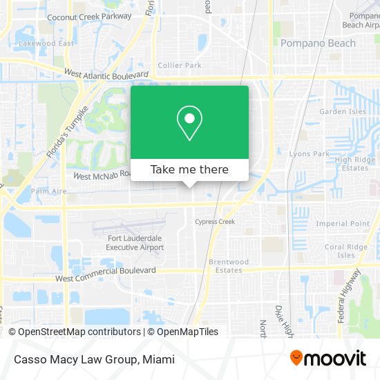 Casso Macy Law Group map