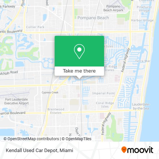 Mapa de Kendall Used Car Depot