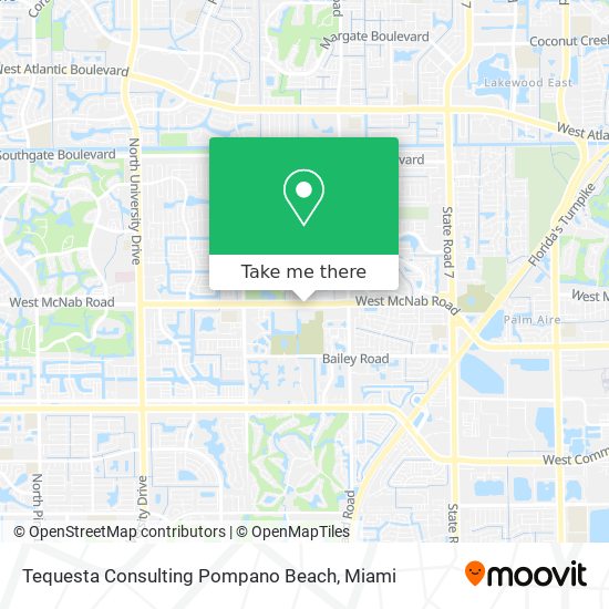 Tequesta Consulting Pompano Beach map