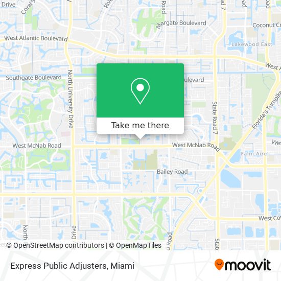 Express Public Adjusters map