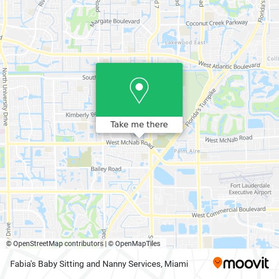 Mapa de Fabia's Baby Sitting and Nanny Services