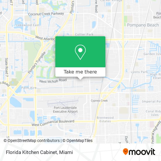 Florida Kitchen Cabinet map