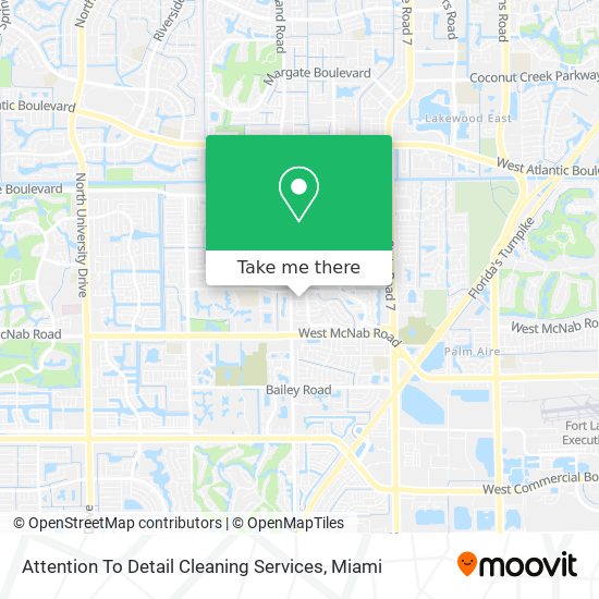 Mapa de Attention To Detail Cleaning Services