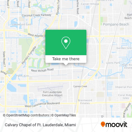Mapa de Calvary Chapel of Ft. Lauderdale