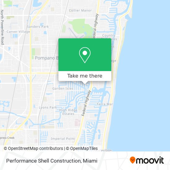 Performance Shell Construction map