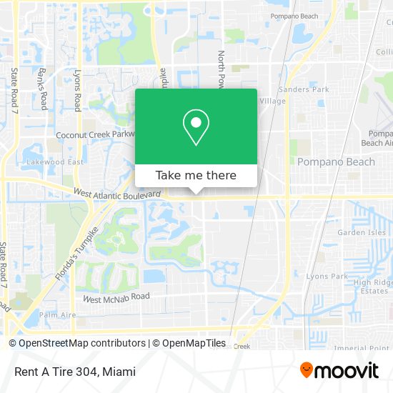 Rent A Tire 304 map