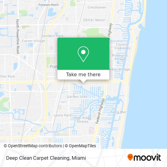 Deep Clean Carpet Cleaning map