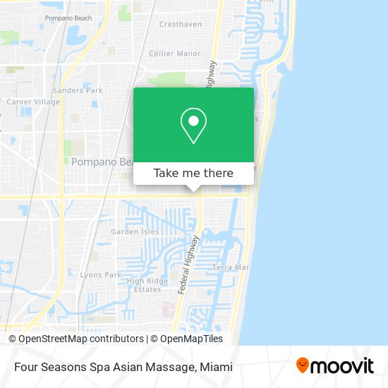 Four Seasons Spa Asian Massage map