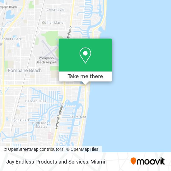 Jay Endless Products and Services map