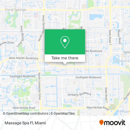 Massage Spa Fl map