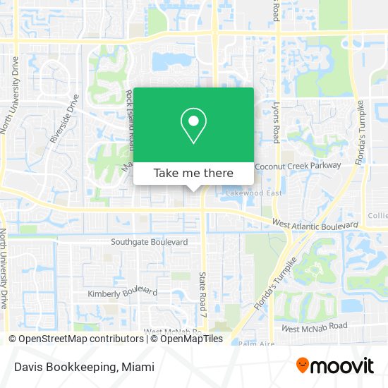 Davis Bookkeeping map