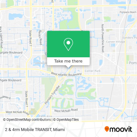 2 & 4rm Mobile TRANSIT map