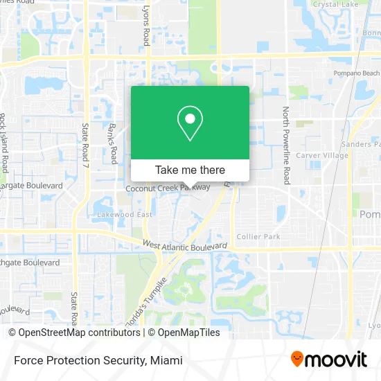 Force Protection Security map