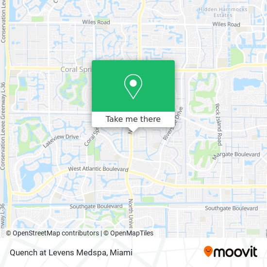 Quench at Levens Medspa map