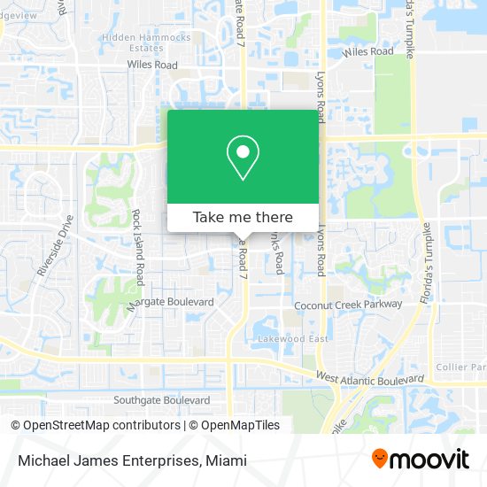 Michael James Enterprises map