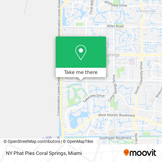 NY Phat Pies Coral Springs map