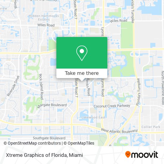 Xtreme Graphics of Florida map