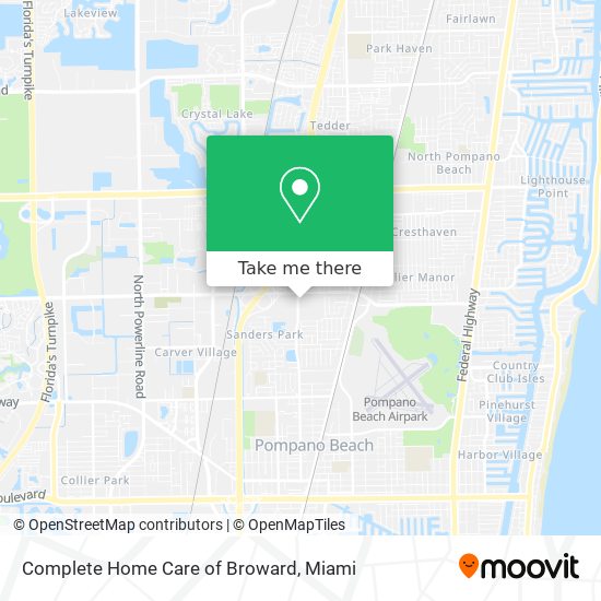 Mapa de Complete Home Care of Broward