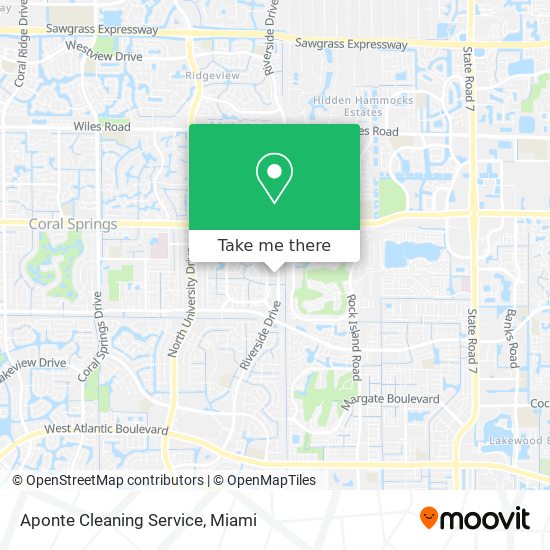 Aponte Cleaning Service map