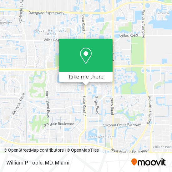 Mapa de William P Toole, MD