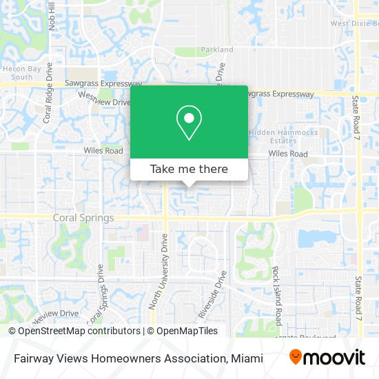 Fairway Views Homeowners Association map