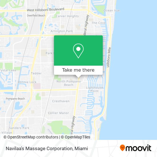 Mapa de Navilaa's Massage Corporation