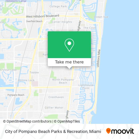 Mapa de City of Pompano Beach Parks & Recreation