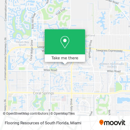 Flooring Resources of South Florida map