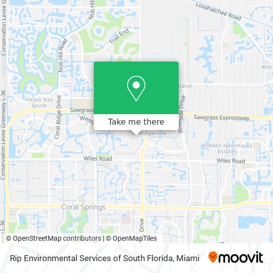 Mapa de Rip Environmental Services of South Florida