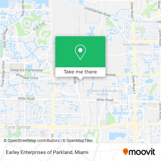 Earley Enterprises of Parkland map