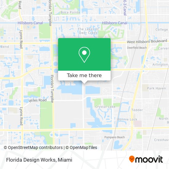 Florida Design Works map