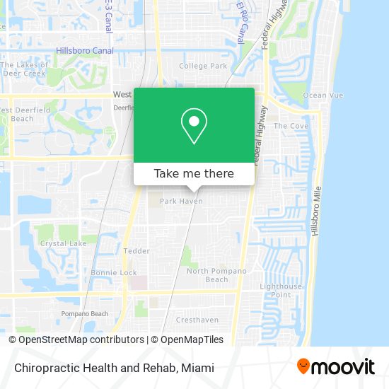 Chiropractic Health and Rehab map