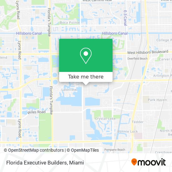Florida Executive Builders map