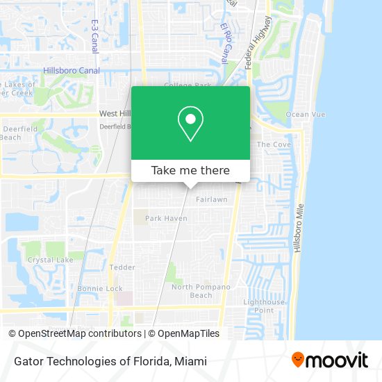 Gator Technologies of Florida map