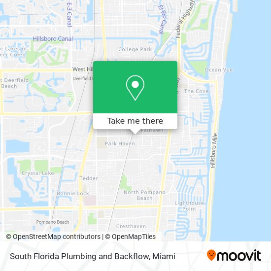 South Florida Plumbing and Backflow map