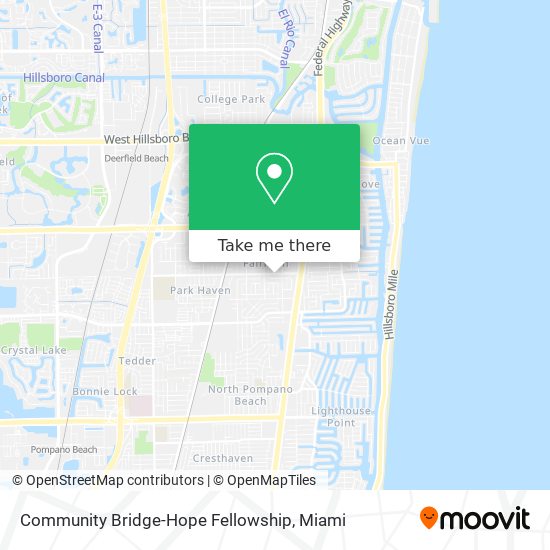 Community Bridge-Hope Fellowship map