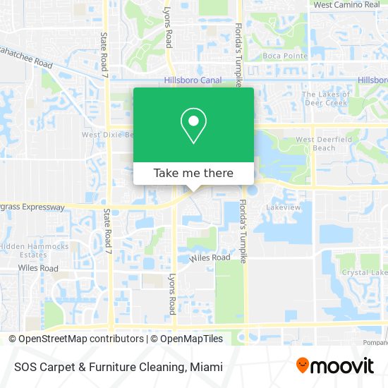 SOS Carpet & Furniture Cleaning map