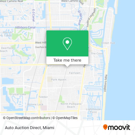 Auto Auction Direct map