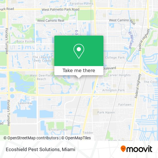 Ecoshield Pest Solutions map