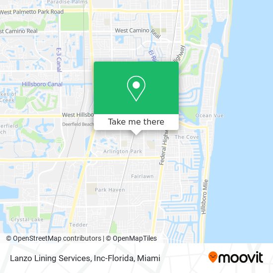 Mapa de Lanzo Lining Services, Inc-Florida