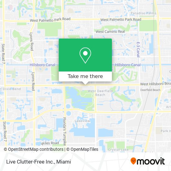 Mapa de Live Clutter-Free Inc.