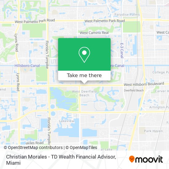 Christian Morales - TD Wealth Financial Advisor map