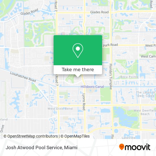Josh Atwood Pool Service map