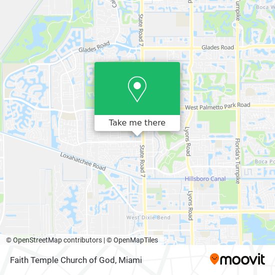 Faith Temple Church of God map