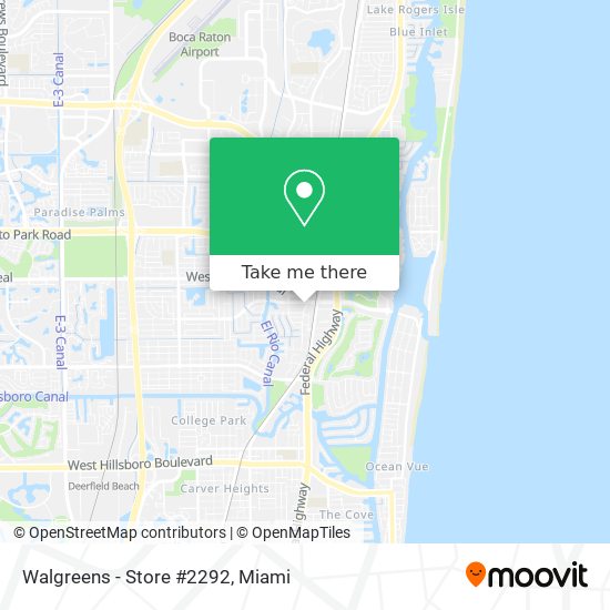Walgreens - Store #2292 map