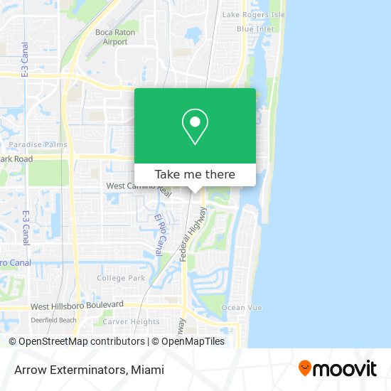 Arrow Exterminators map