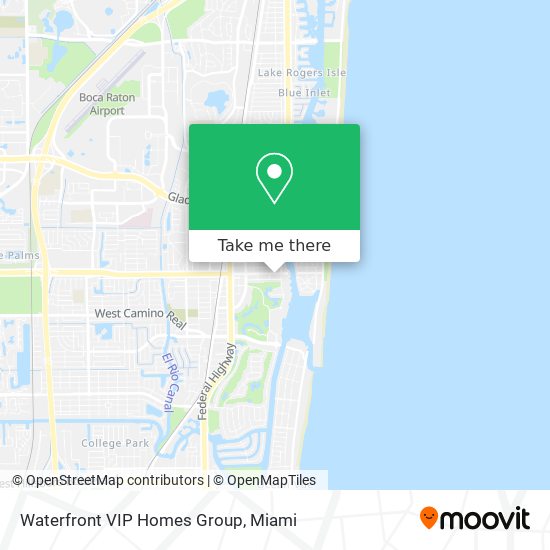 Waterfront VIP Homes Group map